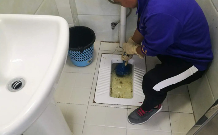 大洼疏通蹲坑